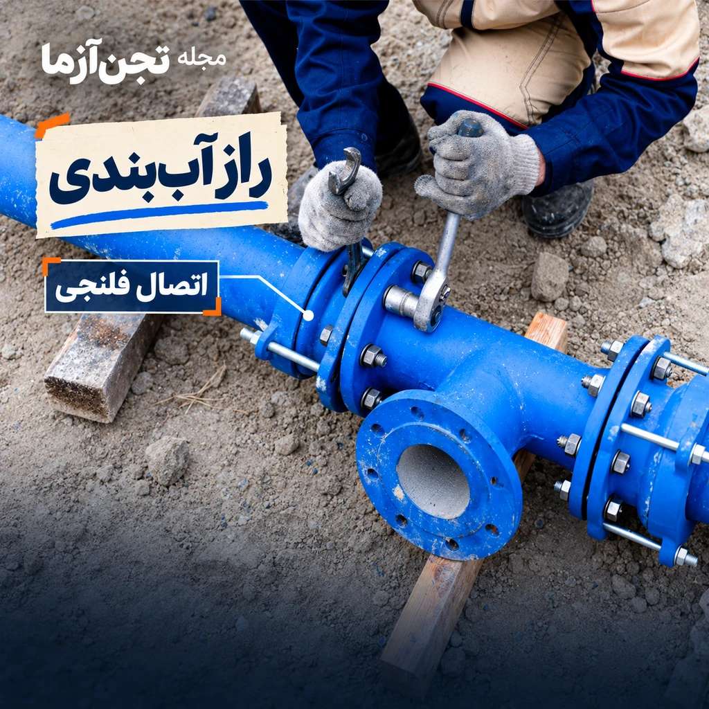 چرا اتصال فلنجی نشتی میدهد؟ علتها، عیبیابی و پیشگیری از تکرار نشتی