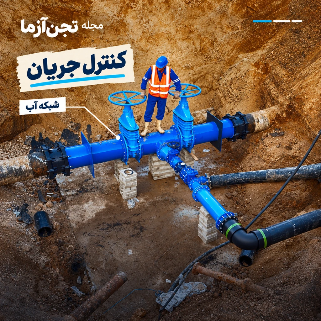 این شیرها در شبکه آب چه میکنند؟ راهنمای نقش و انتخاب شیرآلات آبرسانی